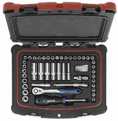 Elofort Socket set 48 pieces 1/4 inch drive